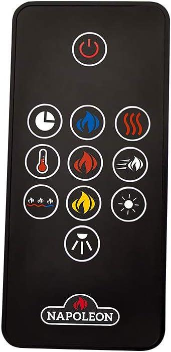 image:imageNapoleon Alluravision 42 NEFL42CHD Deep Depth WallHanging Electric Fireplace 42in Black Crystal amp Log Ember Bed 3 Flame Colors Remote incl