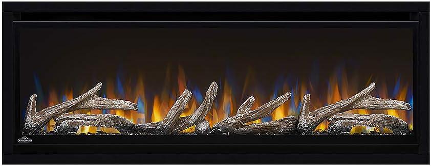 image:imageNapoleon Alluravision 42 NEFL42CHD Deep Depth WallHanging Electric Fireplace 42in Black Crystal amp Log Ember Bed 3 Flame Colors Remote incl