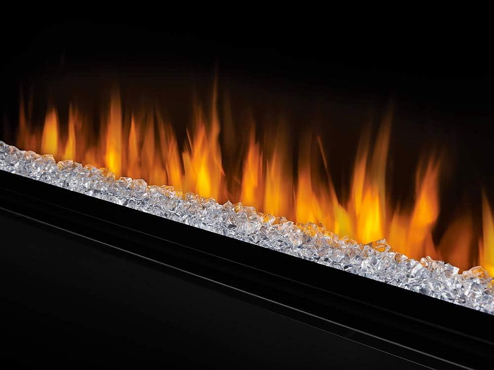image:imageNapoleon Alluravision 42 NEFL42CHD Deep Depth WallHanging Electric Fireplace 42in Black Crystal amp Log Ember Bed 3 Flame Colors Remote incl