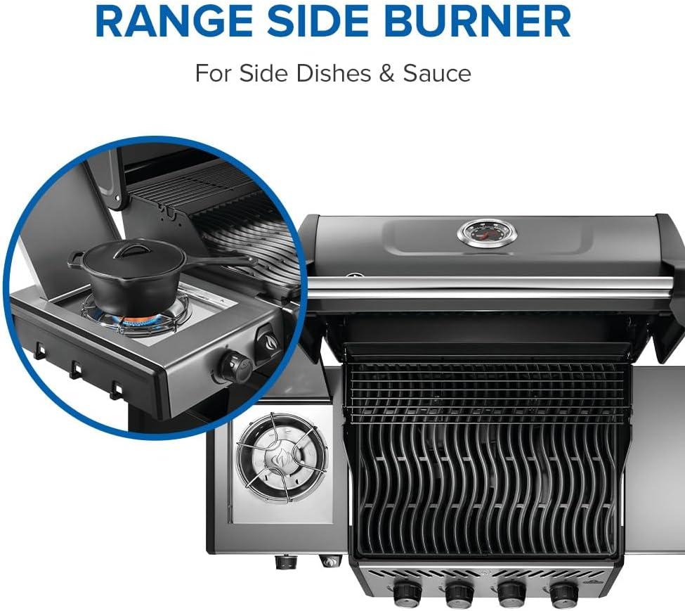 image:imageNapoleon Freestyle 425 Propane Gas Outdoor Grill Graphite Grey 4Burner Backyard BBQ for Home GrillingGraphite Grey