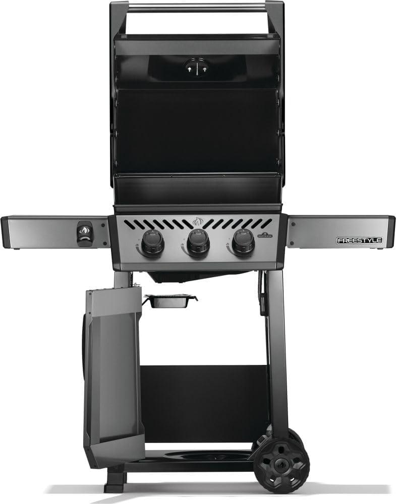 image:imageNapoleon Freestyle 425 Propane Gas Outdoor Grill Graphite Grey 4Burner Backyard BBQ for Home GrillingGraphite Grey