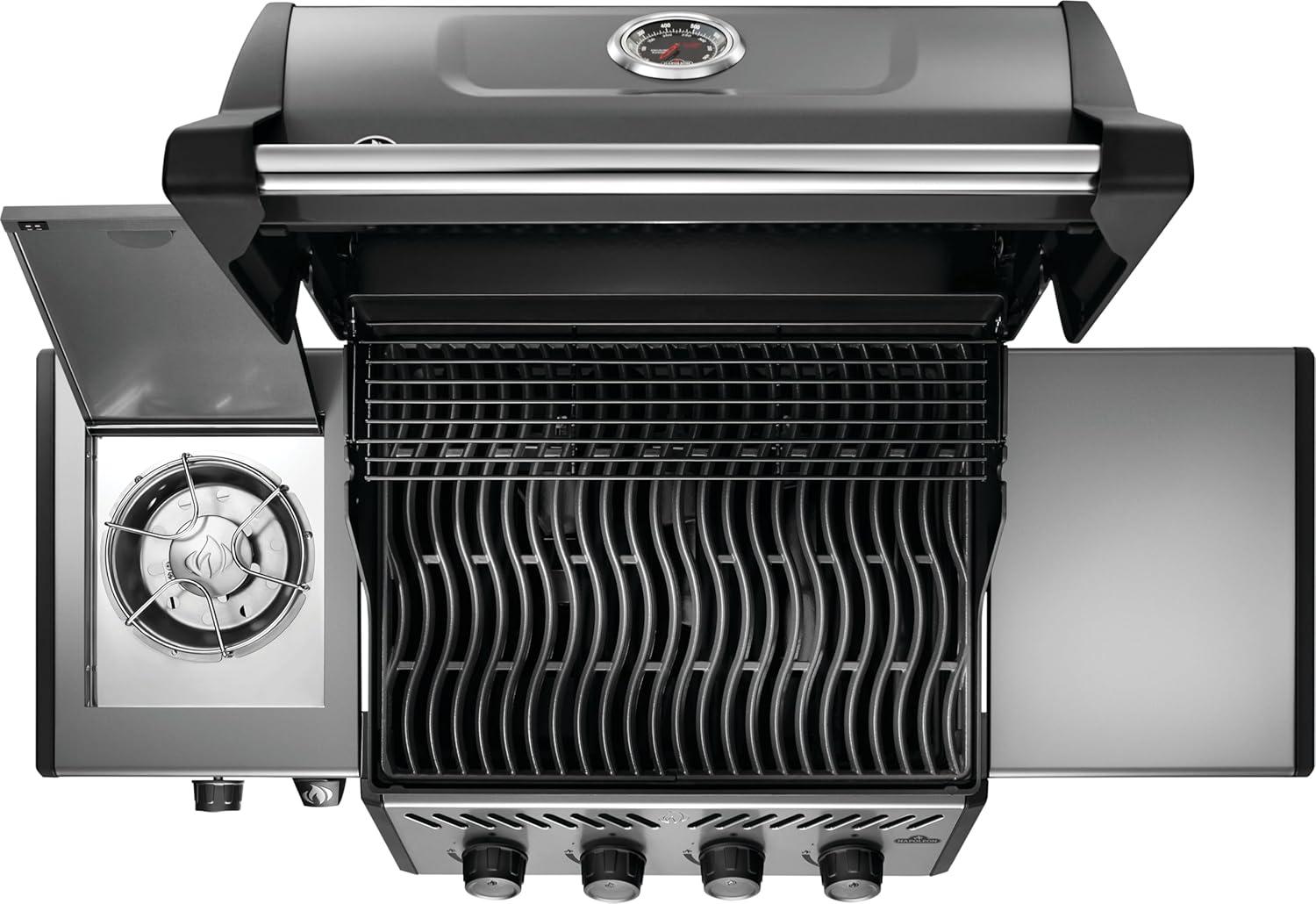 image:imageNapoleon Freestyle 425 Propane Gas Outdoor Grill Graphite Grey 4Burner Backyard BBQ for Home GrillingGraphite Grey