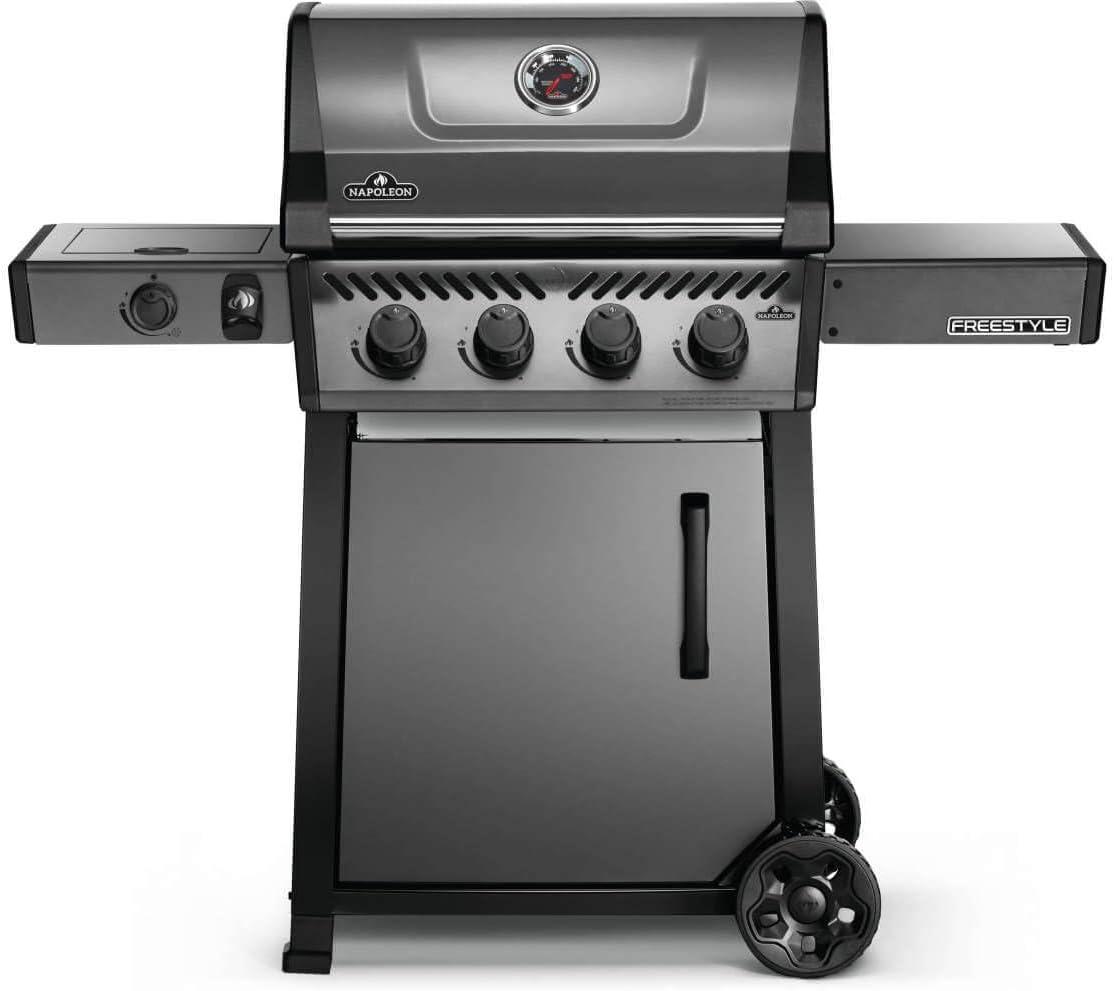 image:imageNapoleon Freestyle 425 Propane Gas Outdoor Grill Graphite Grey 4Burner Backyard BBQ for Home GrillingGraphite Grey
