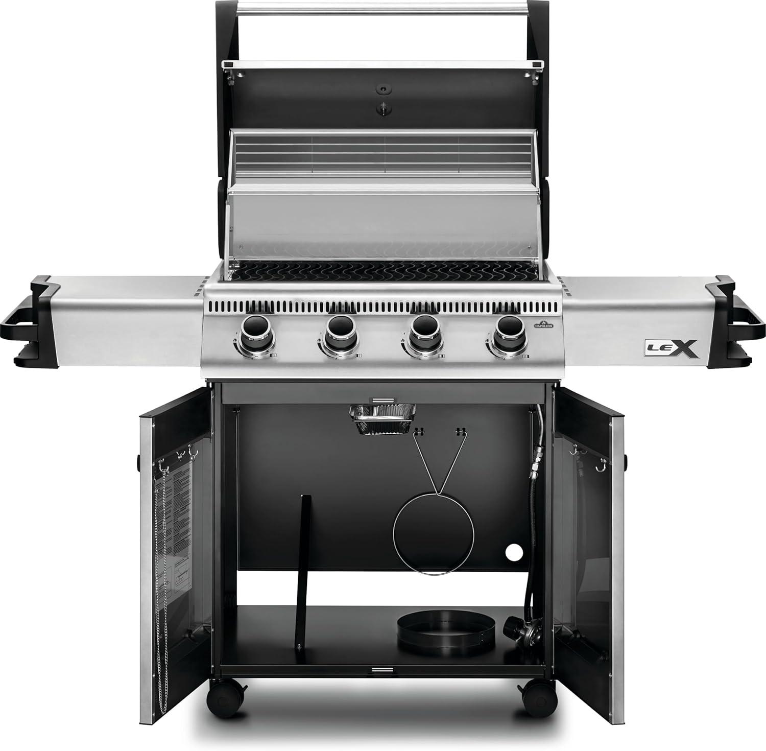 image:imageNapoleon Freestyle 425 Propane Gas Outdoor Grill Graphite Grey 4Burner Backyard BBQ for Home GrillingStainless Steel