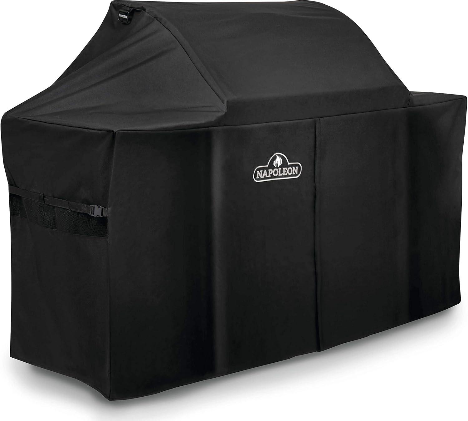 image:imageNapoleon Grill Cover for Rogue 625 Series Black Water Resistant UV Protected Air Vents Velcro Closure Hanging Loops Adjustable Buckled Straps