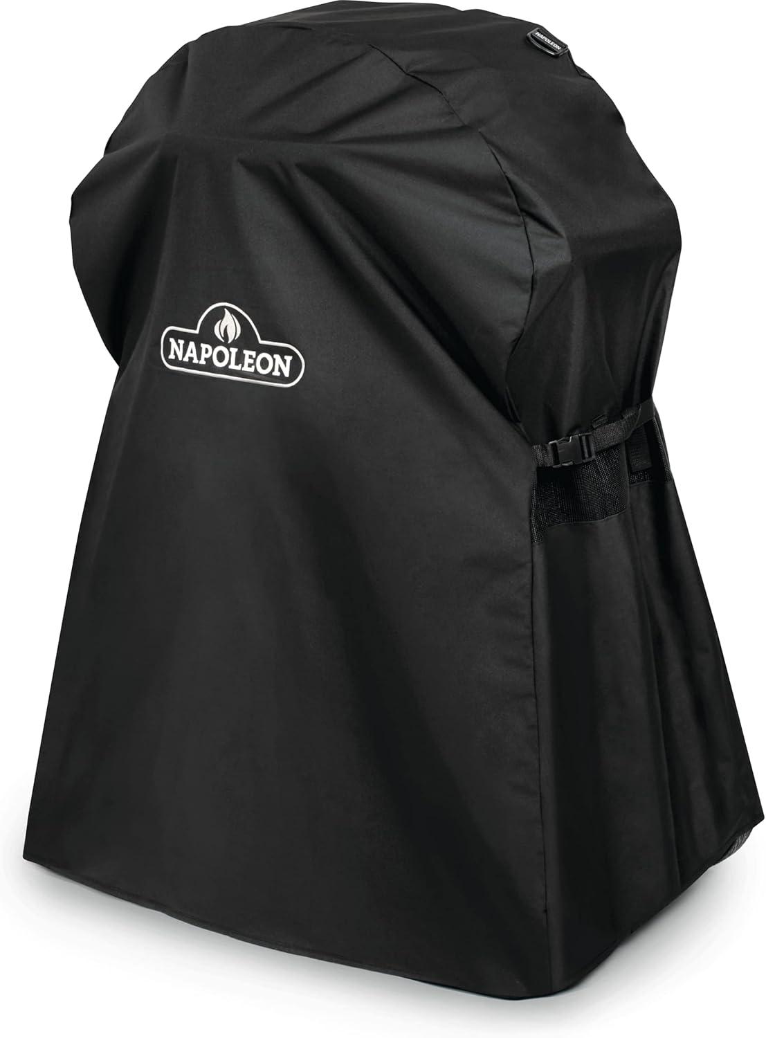 image:imageNapoleon Grill Cover for TravelQ PRO285 on Stand PRO285STAND Black Water Resistant UV Protected Air Vents Hanging Loops Adjustable Buckled Straps