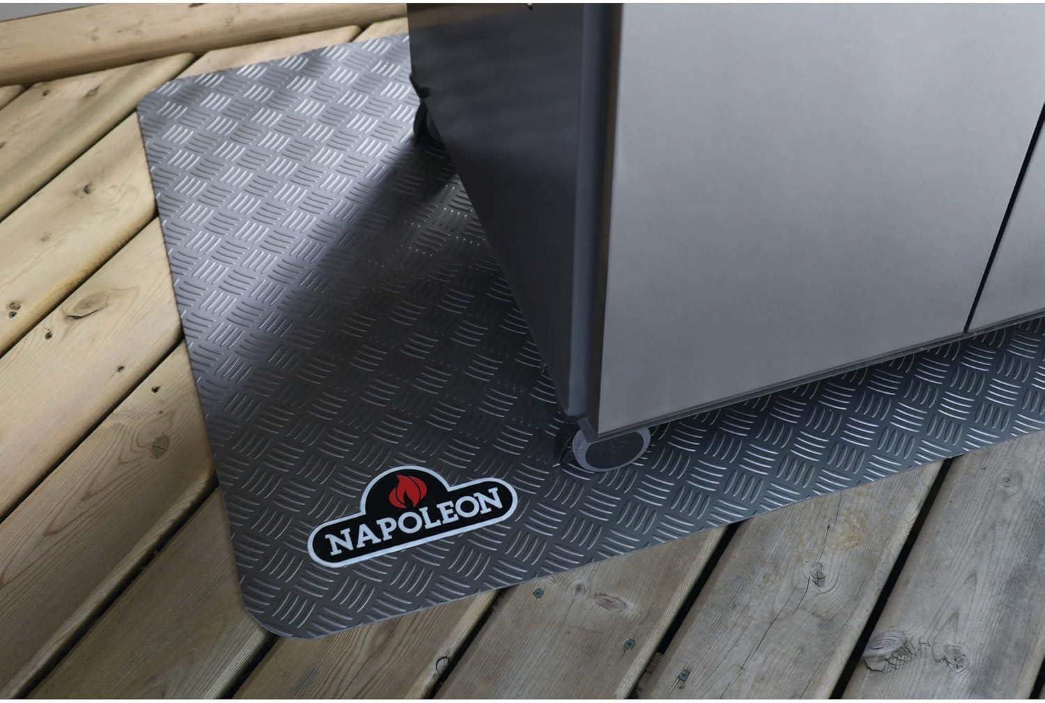 image:imageNapoleon Grill Mat Safety Product NonSlip Diamond Plate Pattern Gray Fits Prestige PRO 500 Size and Smaller