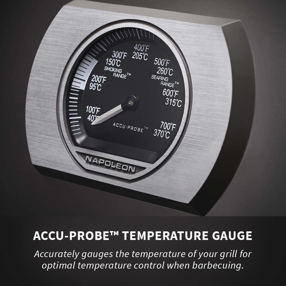image:imageNapoleon P500RSIBNSS3 Prestige 500 RSIB Natural Gas Grill sq in Infrared Side and Rear Burner Stainless Steel