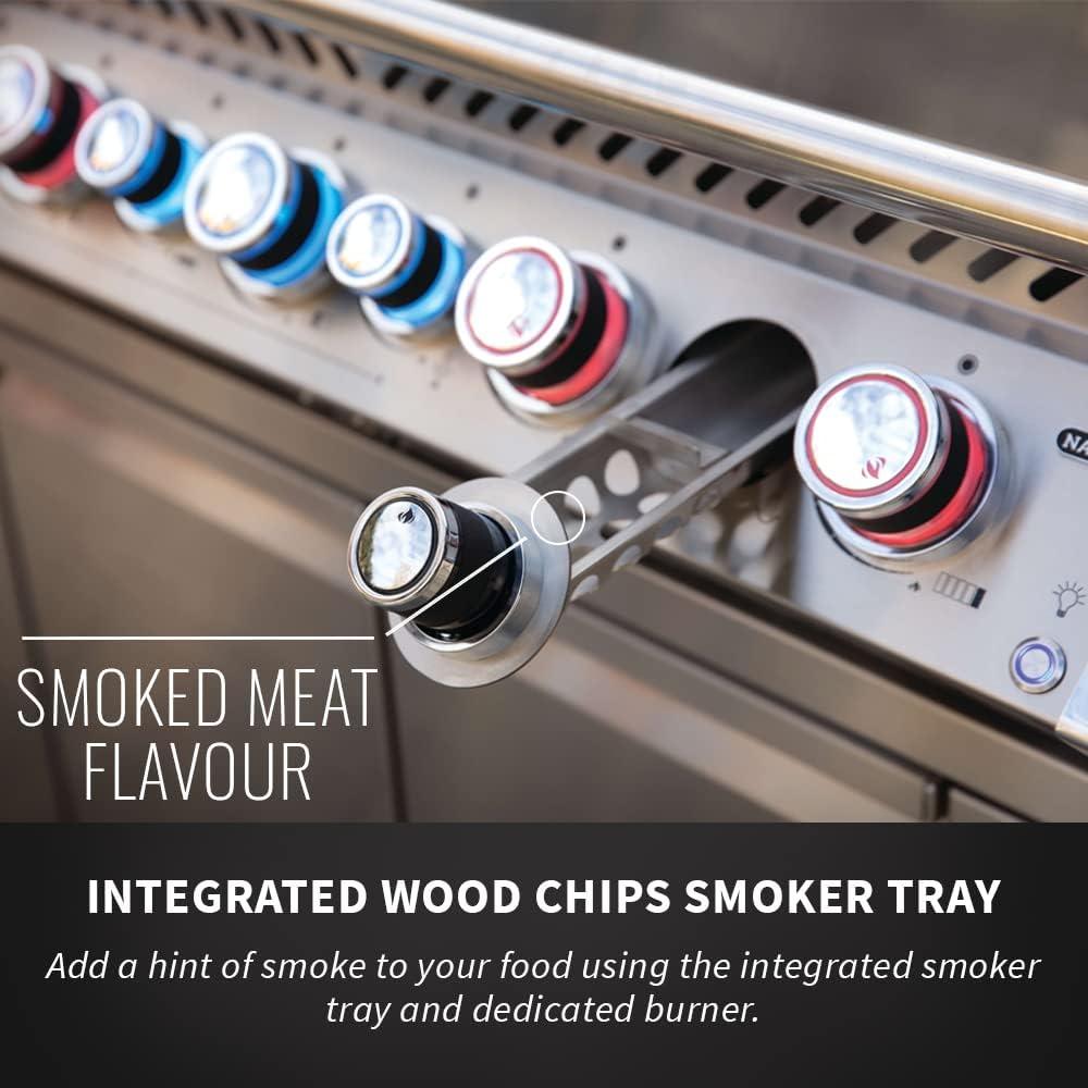 image:imageNapoleon PRO665RSIBNSS3 Prestige PRO RSIB Natural Gas Grill 665 sqin Infrared Side and Rear Burners Stainless Steel