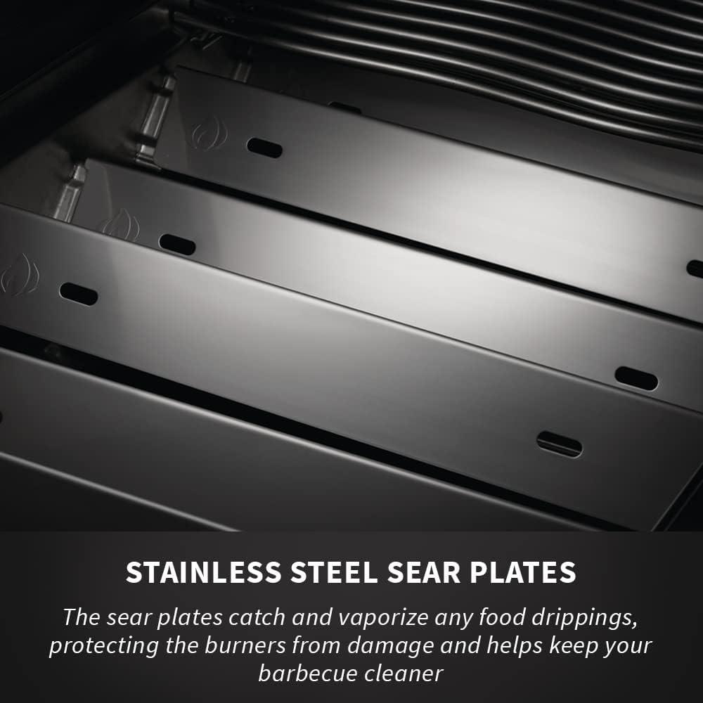 image:imageNapoleon PRO665RSIBNSS3 Prestige PRO RSIB Natural Gas Grill 665 sqin Infrared Side and Rear Burners Stainless Steel