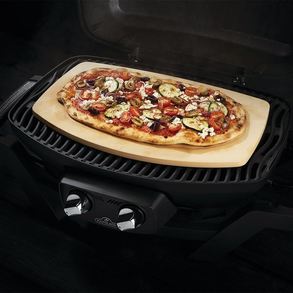 image:imageNapoleon Personal Sized Pizza Baking Stone Set Two 10inch Personal Pizza Baking Stones For Use In Grill or OvenTravelQ 12