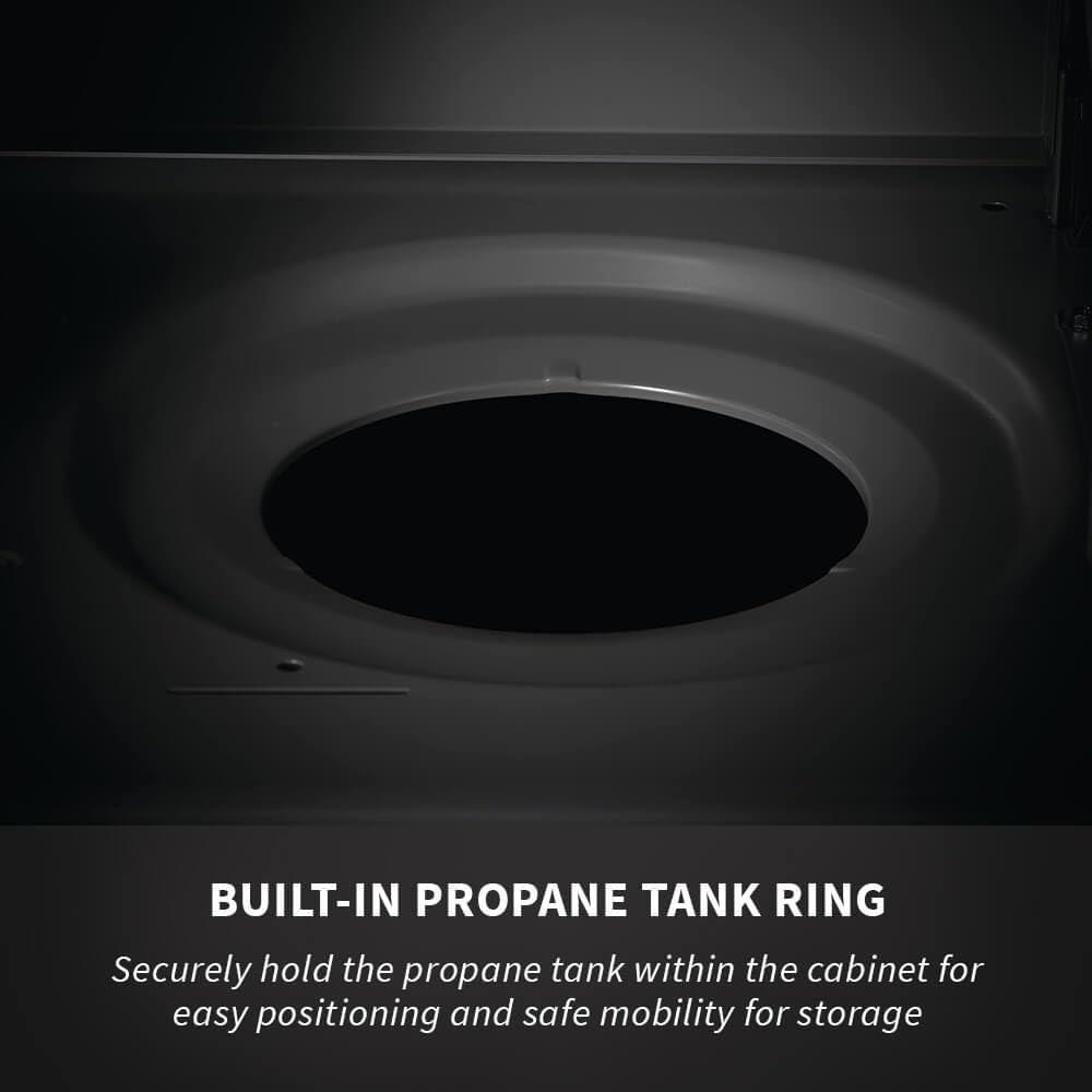 image:imageNapoleon Rogue 525 BBQ Grill Black Propane Gas R525PK1 With Four Burners Barbecue Gas Cart Folding Side shelves Instant Failsafe Ignition
