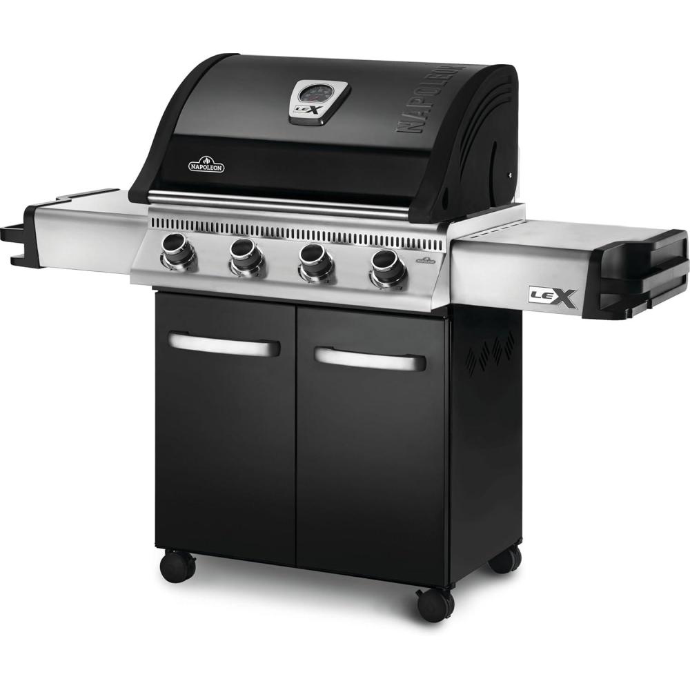 image:imageNapoleon Freestyle 425 Propane Gas Outdoor Grill Graphite Grey 4Burner Backyard BBQ for Home GrillingStainless Steel