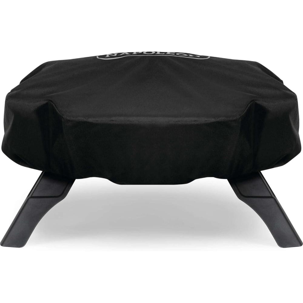 image:imageNapoleon Grill Cover for Portable Grills  Fits TravelQ and TravelQ PRO285 Black Water Resistant UV Protected Air Vents Hanging Loops Adjustable Buckled Straps
