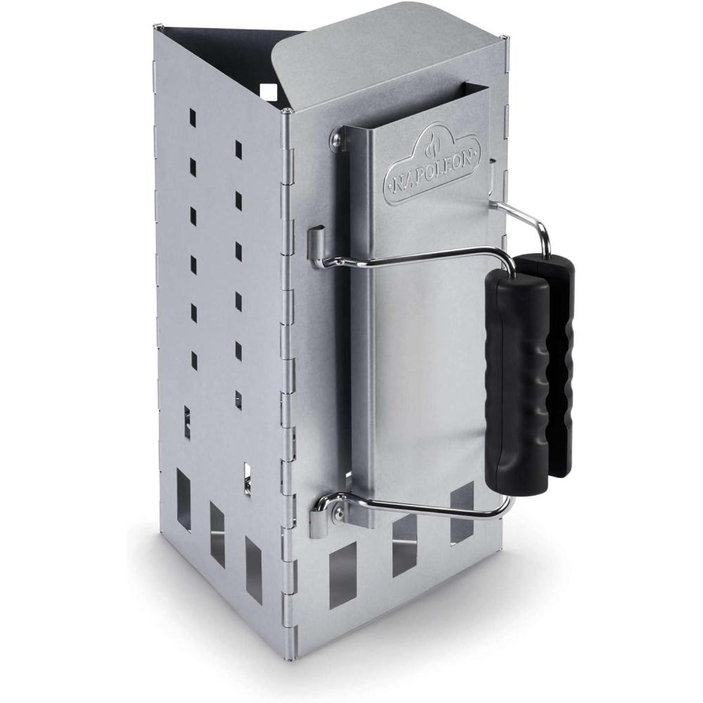image:imageNapoleon JETFIRE Charcoal Chimney Starter  Stainless Steel Collapsable Quick Light