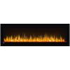 image:imageNapoleon Alluravision 50  NEFL50CHS  Slimline Wall Hanging Electric Fireplace 50in Black Crystal Ember Bed 3 Flame Colors Remote Included