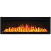 image:imageNapoleon Entice 50  NEFL50CFH  Wall Hanging Electric Fireplace 50in Black Glass Front Glass Crystal Ember Bed 3 Flame Colors Remote Included