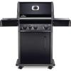 image:imageNapoleon Rogue XT 425 BBQ Grill Black Natural Gas  RXT425SIBNK1 With Three Main Burners Infrared Sear Station Side Burner Barbecue Gas Cart Folding Side Shelves Instant Failsafe Ignition