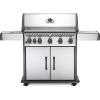 image:imageNapoleon Rogue XT 625 BBQ Grill Stainless Steel Propane Gas  RXT625SIBPSS1 with Infrared Side Burner Sear Station Five Burner Barbecue Gas CartStainless Steel