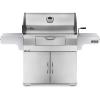 image:imageNapoleon Stainless Steel PRO 605 Charcoal Professional BBQ Grill  PRO605CSS  Professional Style Charcoal Barbecue Grill Full Size Cart Model Charcoal BBQ Smoker Charcoal BBQ