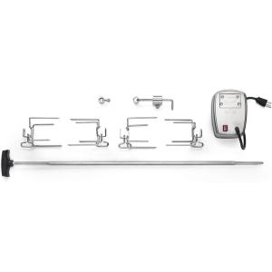 Napoleon Commercial Grade Rotisserie Kit – Fits Prestige/PRO 500/LEX 485, 31-in, Stainless Steel, Food to 25lbs