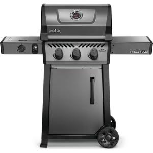 Napoleon Freestyle 365 Propane Gas Outdoor Grill with Range Side Burner, Graphite Grey – 4-Burner BBQ for Versatile Cooking