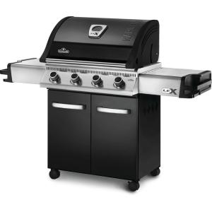 Napoleon Freestyle 425 Propane Gas Outdoor Grill, Graphite Grey – 4-Burner Backyard BBQ for Home Grilling(Stainless Steel)
