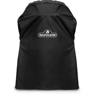 Napoleon Grill Cover for TravelQ PRO285 on Stand (PRO285-STAND) – Black, Water Resistant, UV Protected, Air Vents, Hanging Loops, Adjustable Buckled Straps
