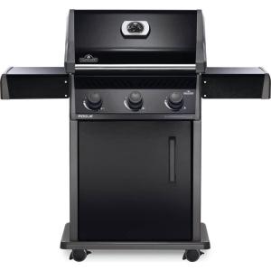 Napoleon Rogue 425 Propane Gas Grill, Black, Durable 3-Burner Backyard Grill(Rogue 425 Propane)