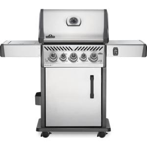 Napoleon Rogue SE 425 BBQ Grill, Stainless Steel, Propane – RSE425RSIBPSS-1 – With Three Main Burners, Infrared Rear And Side Burner, Barbecue Gas Cart, Folding Side Shelves, Instant Failsafe Ignition