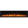 image:imageNapoleon Entice 72  NEFL72CFH  Wall Hanging Electric Fireplace 72in Black Glass Front Glass Crystal Ember Bed 3 Flame Colors Remote Included