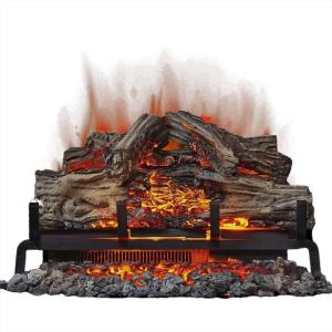 Napoleon Woodland 27 inch Electric Fireplace Log Set – Black, NEFI27H(Black)