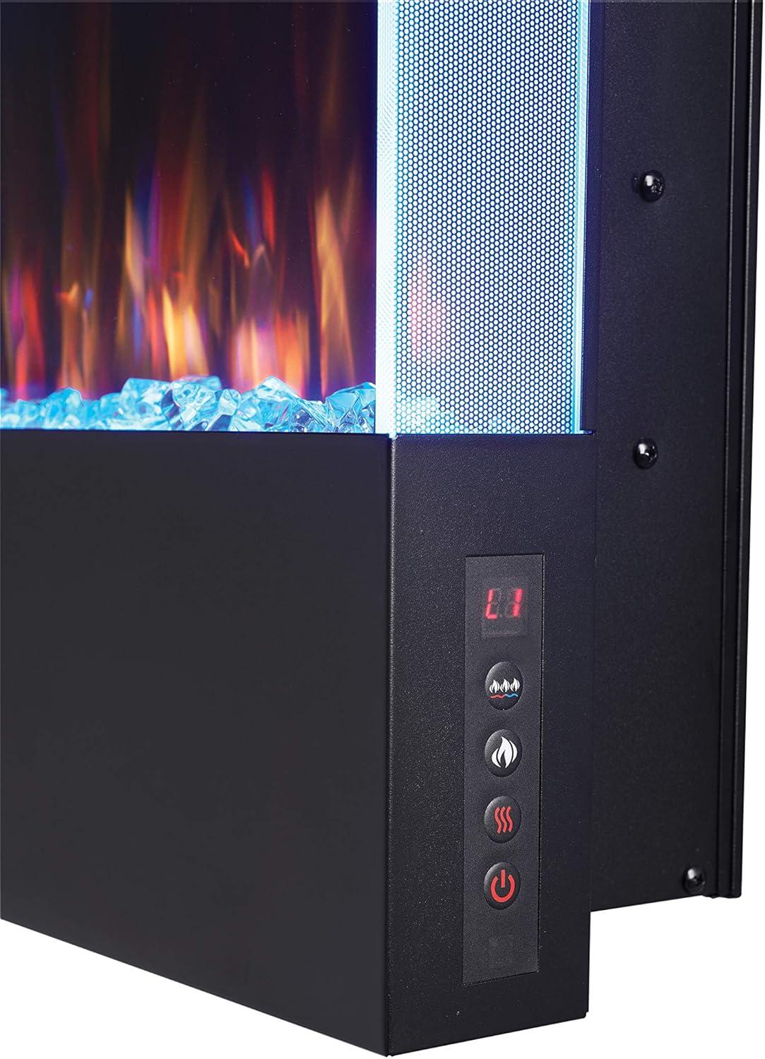 image:imageNapoleon Allure 32 inch Vertical Wall Mount Electric Fireplace Black NEFVC32HBlack