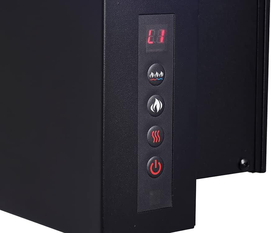 image:imageNapoleon Allure 32 inch Vertical Wall Mount Electric Fireplace Black NEFVC32HBlack