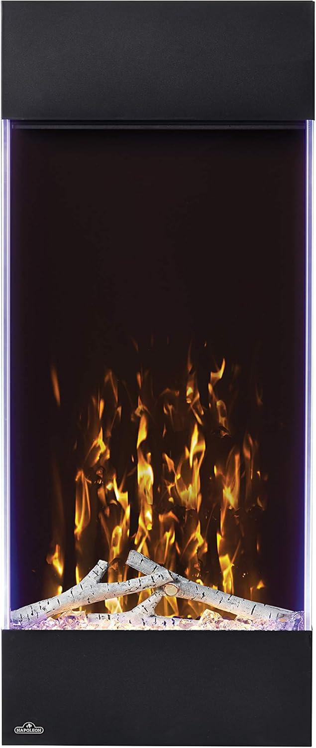 image:imageNapoleon Allure 32 inch Vertical Wall Mount Electric Fireplace Black NEFVC32HBlack