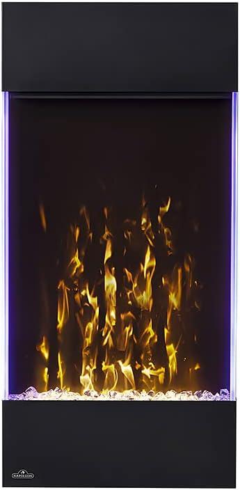 image:imageNapoleon Allure 32 inch Vertical Wall Mount Electric Fireplace Black NEFVC32HBlack