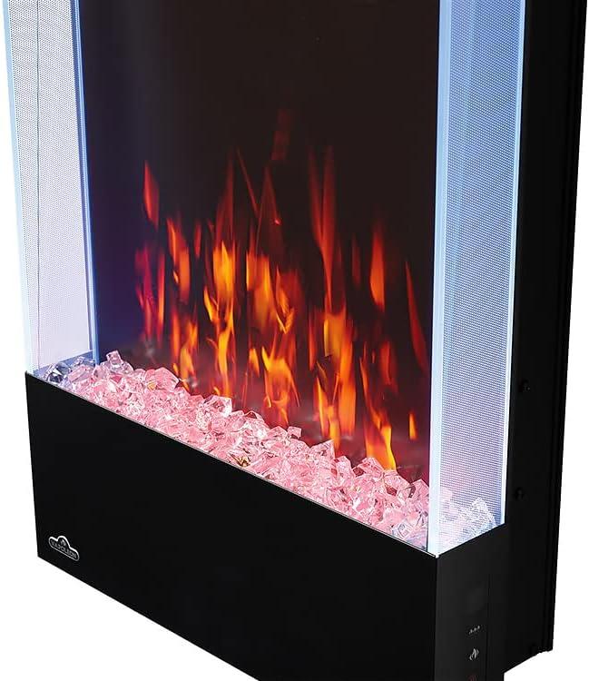 image:imageNapoleon Allure 32 inch Vertical Wall Mount Electric Fireplace Black NEFVC32HBlack