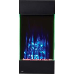 Napoleon Allure 32 inch Vertical Wall Mount Electric Fireplace – Black, NEFVC32H(Black)