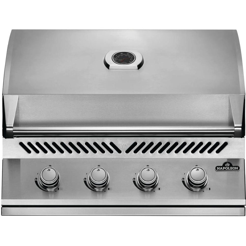 image:imageNapoleon BuiltIn 500 Series 32Inch BuiltIn Gas Barbecue Grill Head  BI32PSS  Marine Grade Stainless Steel Propane 4 Main Burners 75 mm Stainless Steel Grids