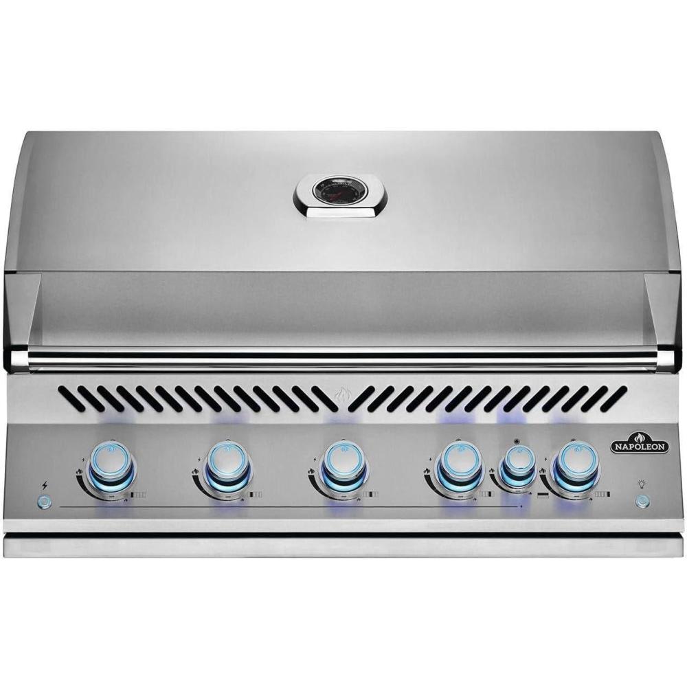 image:imageNapoleon BuiltIn BBQ Grill Head BIG38RBPSS 700 Series 38 BBQ Grill Head Infrared Rear Burner Propane Gas Marine Grade Stainless Steel 4 Burner Rear Burner