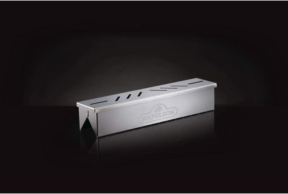 image:imageNapoleon Stainless Steel Smoker Box 67013 Add Smoky Flavor to BBQ Easily Turn Gas Grill Into Smoker Add Wood Chips or Chunks to Smoke Food on Barbecue 1625 x 254 x 35