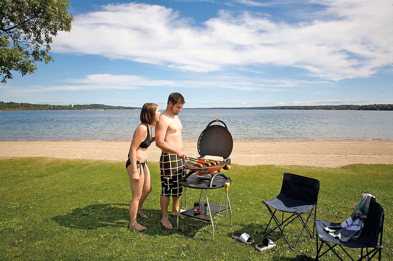image:imageNapoleon TravelQ TQ2225PO Portable Gas Grill 225 sq in Orange