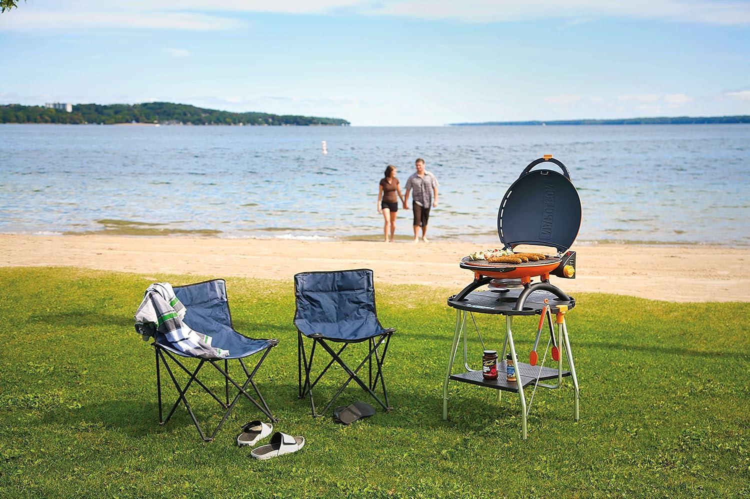image:imageNapoleon TravelQ TQ2225PO Portable Gas Grill 225 sq in Orange